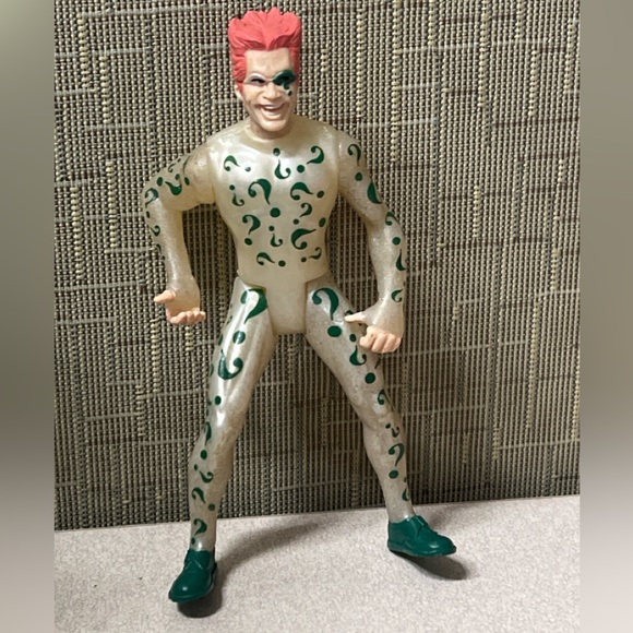 Toys | Vtg 199s Dc Comics Batman The Riddler Translucent Action Figure ...